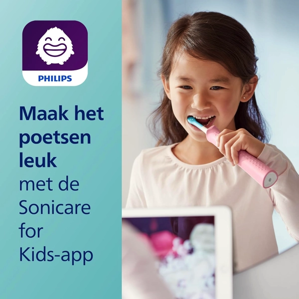 Detail Philips Sonicare Kids 3+ HX6352 Elektrische Tandenborstel Duopack
