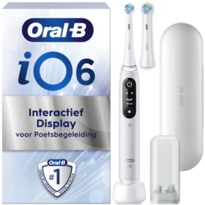 Oral-B iO Series 6N White Elektrische Tandenborstel + Reisetui